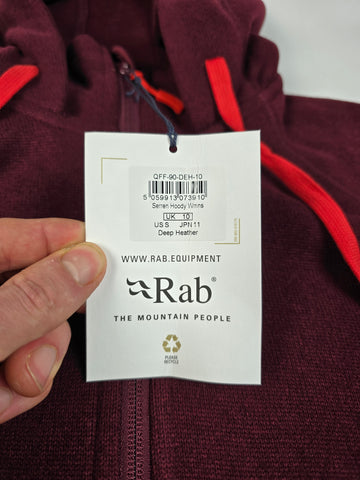 Rab Serren Hoody Wmns Deep Heather Size 10