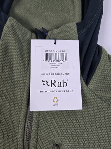 Rab Capacitor Hoody Light Khaki Large