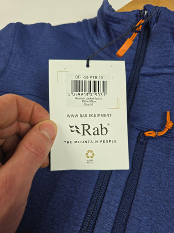 Rab Graviton Jacket Wmns Patriot Blue Size 10