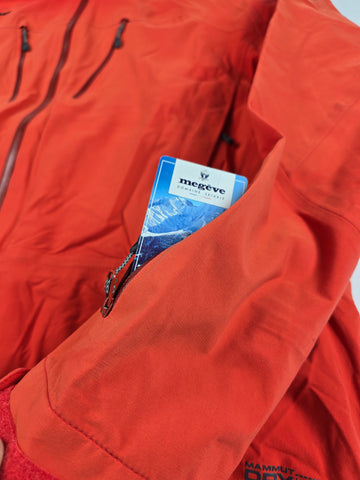 Mammut Dry Tech Ski Shell Oranje Heren 2XL