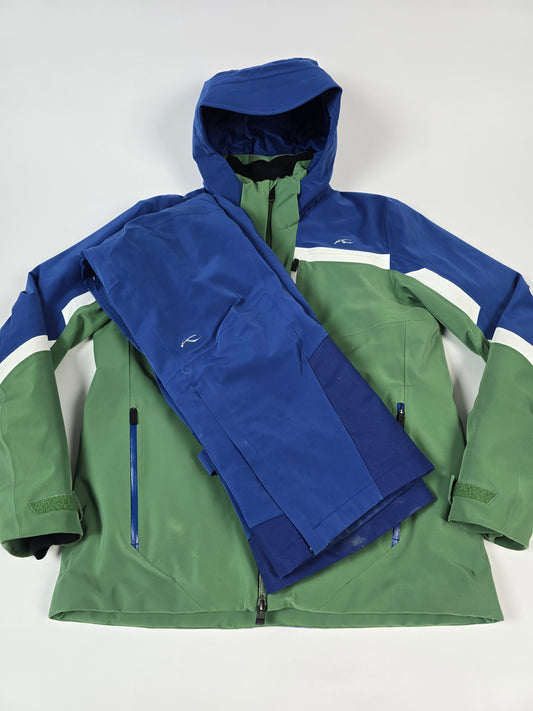 Kjus Speed Reader Ski Set Groen Blauw Heren S M