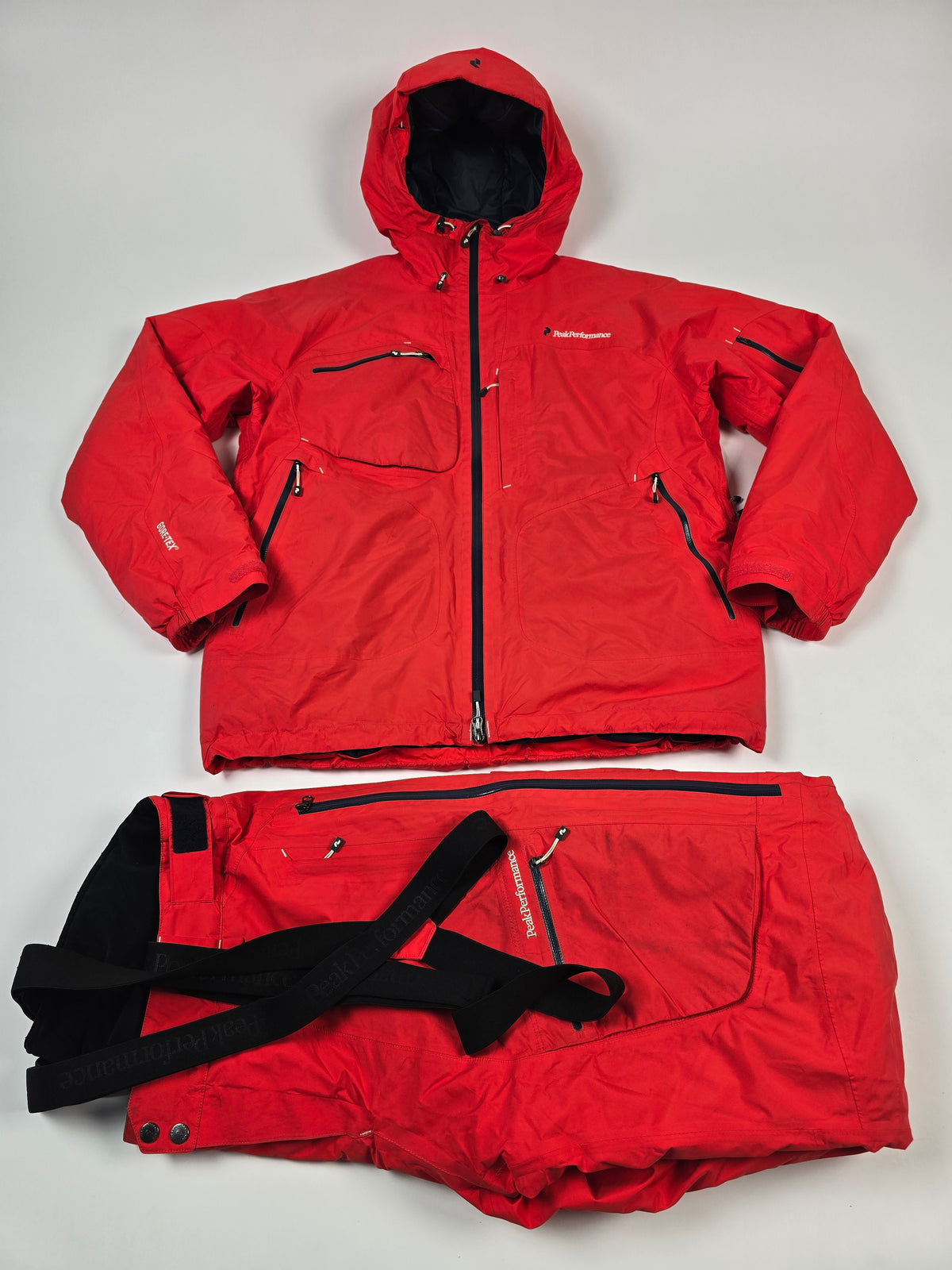 Peak Performance Heliloft Goretex Ski Set Oranje Heren XL