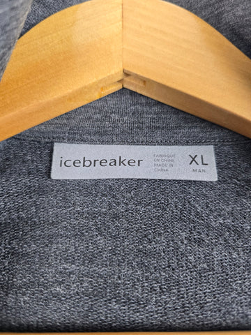 Icebreaker Men Victory LS Zip Nieuw Heren XL