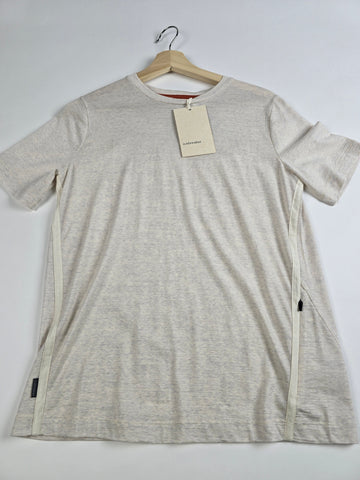 Icebreaker Merino Tshirt Creme Nieuw Dames S