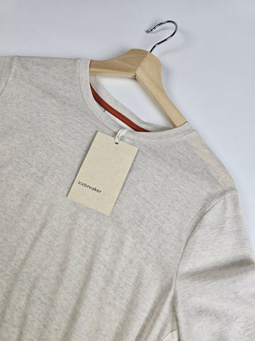 Icebreaker Merino Tshirt Creme Nieuw Dames S