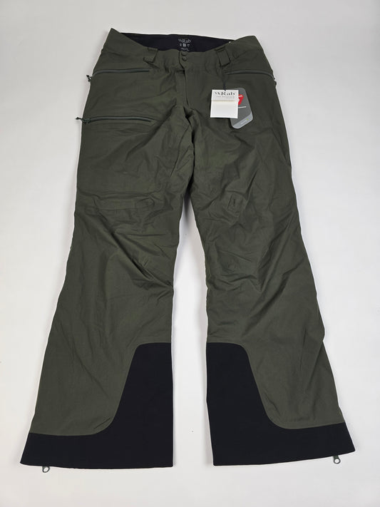 Rab Diffract Insulated Ski Pants Army Heren M