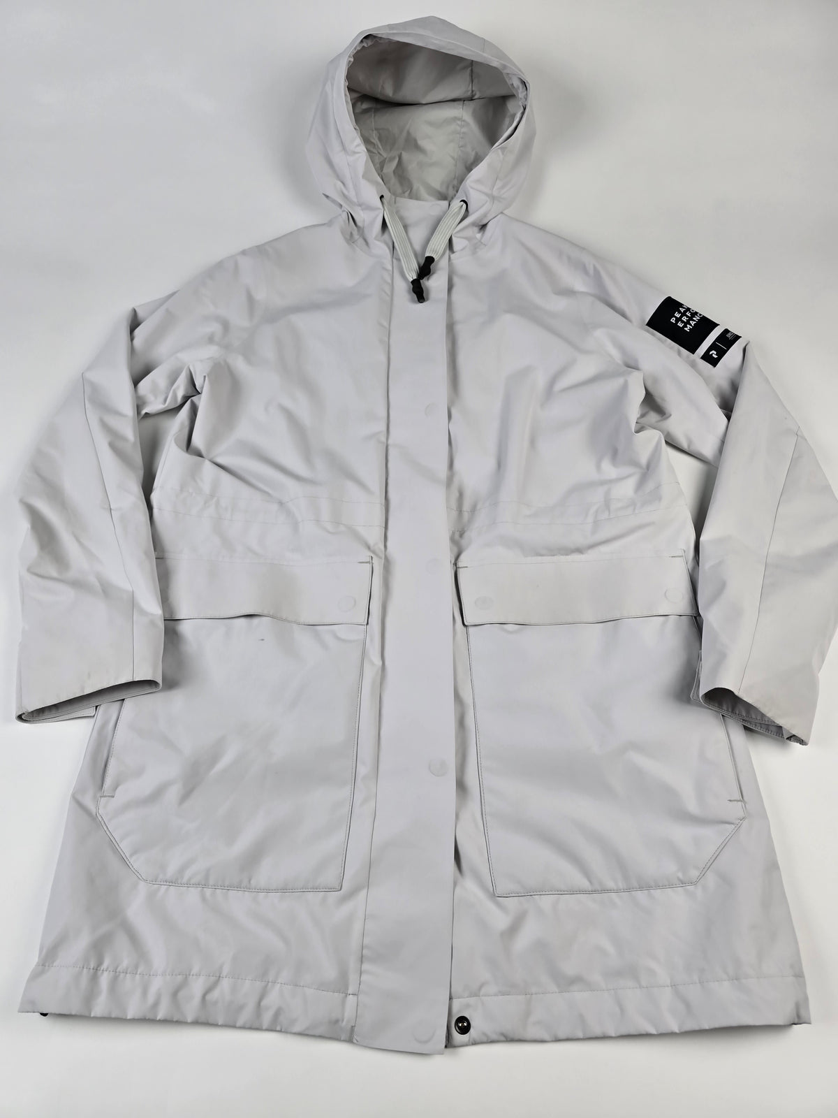 Peak Performance Unit L Regenjas Parka Wit Dames S