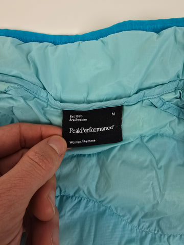 Peak Performance Helium Donsjas Blauw Dames M