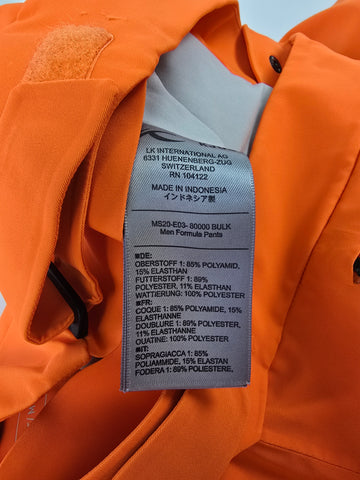 Kjus Formula Skibroek Oranje Heren S