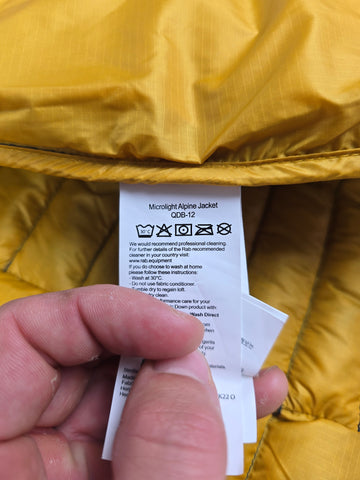 Rab Microlight Alpine Jacket Beluga Large