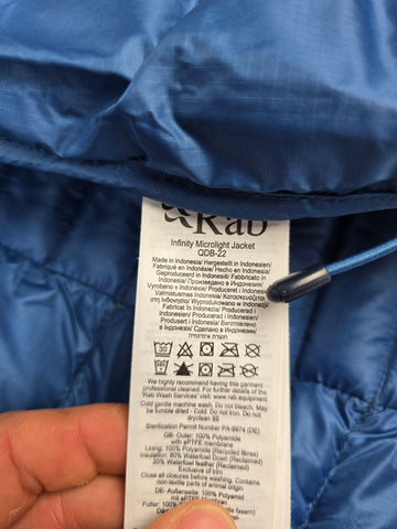 Rab Infinity Microlight Jacket Deep Ink Large