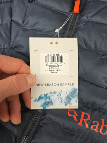 Rab Cirrus Alpine Jacket Beluga Large