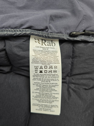 Rab Cubit Stretch Down Hoody Ebony Medium