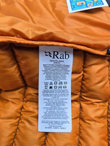 Rab Alpine Pro Jacket Beluga Small
