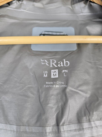 Rab Namche Paclite Jacket Graphene/Light Khaki Medium