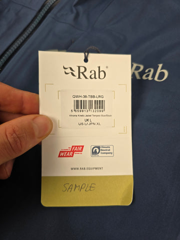 Rab Khroma Kinetic Jacket Tempest Blue Large