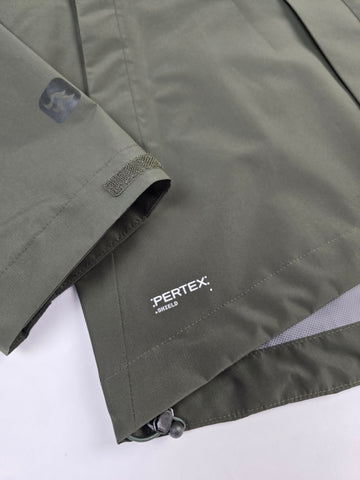 Rab Downpour Jacket Pollen/Army Medium