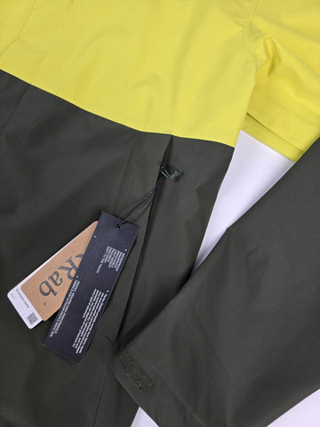 Rab Downpour Jacket Pollen/Army Medium