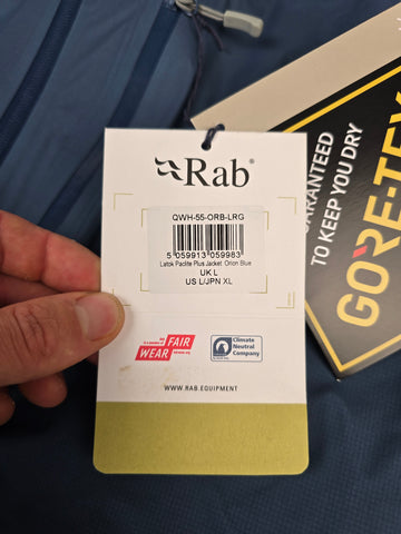 Rab Latok Paclite Plus Jacket Orion Blue Large