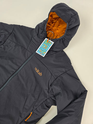Rab Xenair Alpine Light Jacket Ebony (Marmalade) Medium
