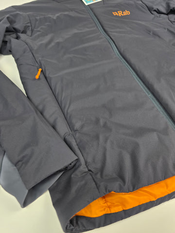Rab Xenair Alpine Light Jacket Ebony (Marmalade) Medium