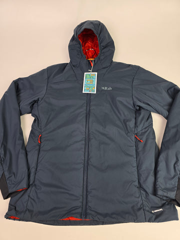 Rab Xenair Alpine Light Jacket Ebony (Marmalade) Medium