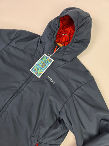 Rab Xenair Alpine Light Jacket Ebony (Marmalade) Medium