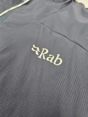 Rab Xenair Alpine Light Jacket Wmns Ebony Size 16