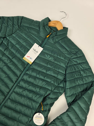Rab Cirrus Jacket Wmns Green Slate Size 12