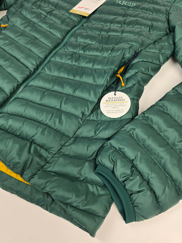 Rab Cirrus Jacket Wmns Green Slate Size 12
