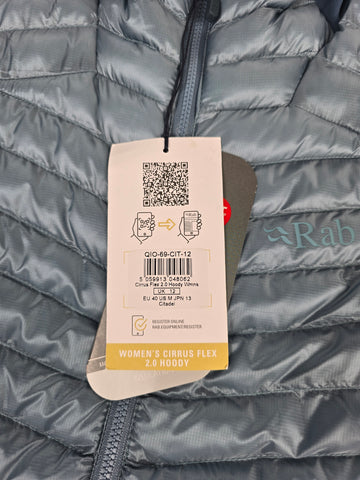 Rab Cirrus Flex 2.0 Hoody Wmns Citadel Size 12