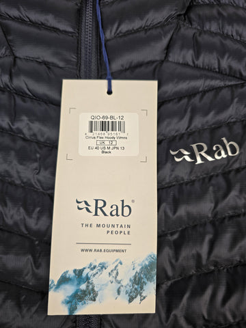 Rab Cirrus Flex 2.0 Hoody Wmns Black Size 12