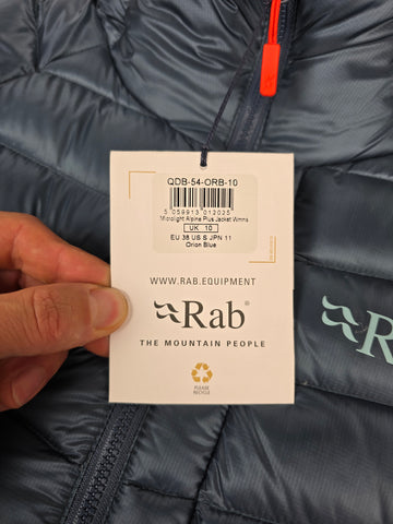 Rab Argon Hoody Wmns Orion Blue Size 10