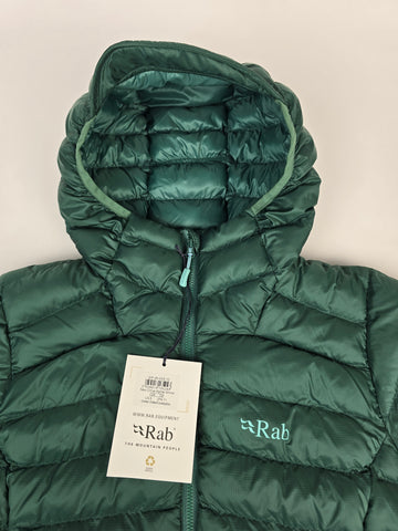 Rab Cirrus Alpine Jacket Wmns Green Slate/Eucalyptus Size 10