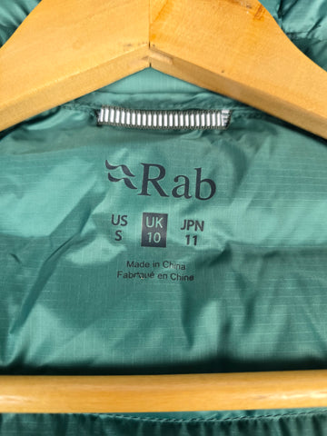 Rab Cirrus Alpine Jacket Wmns Green Slate/Eucalyptus Size 10