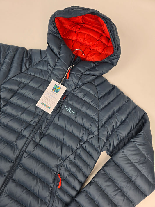 Rab Microlight Alpine Jacket Wmns Orion Blue Size 10
