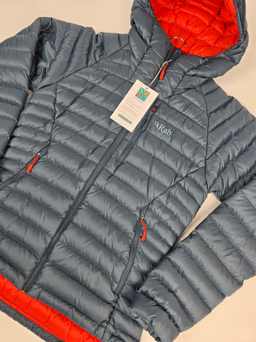 Rab Microlight Alpine Jacket Wmns Orion Blue Size 10