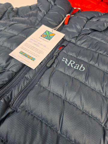 Rab Microlight Alpine Jacket Wmns Orion Blue Size 10