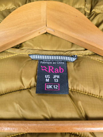 Rab Cirrus Alpine Jacket Wmns Sahara Size 12
