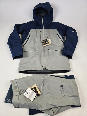 Rab Khroma GTX Hardshell Ski Set Tempest Blue Heren M