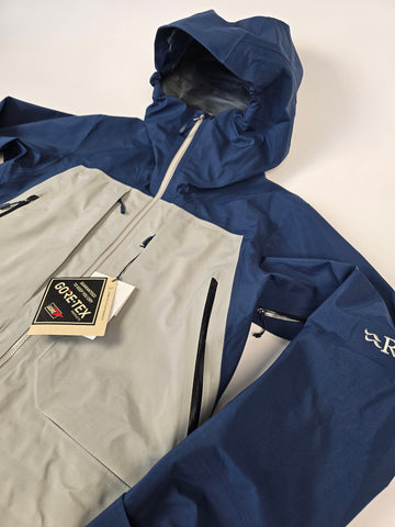 Rab Khroma GTX Hardshell Ski Set Tempest Blue Heren M