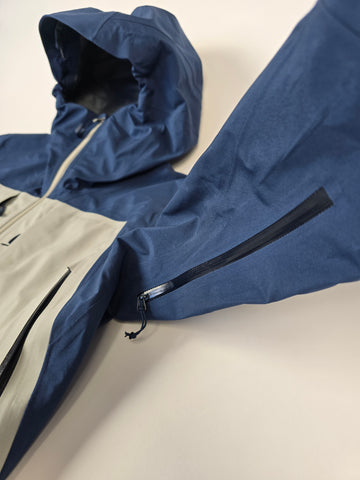 Rab Khroma GTX Hardshell Ski Set Tempest Blue Heren M
