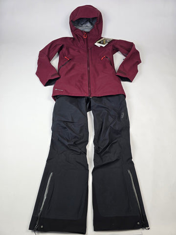 Rab Khroma GTX Hardshell Ski Set Deep Heather Dames S