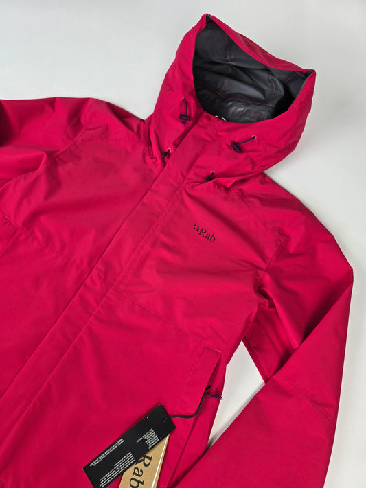 Rab Downpour Jacket Wmns Watermelon Size 14