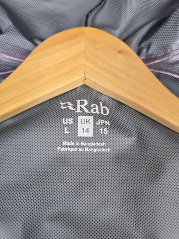 Rab Downpour Jacket Wmns Watermelon Size 14