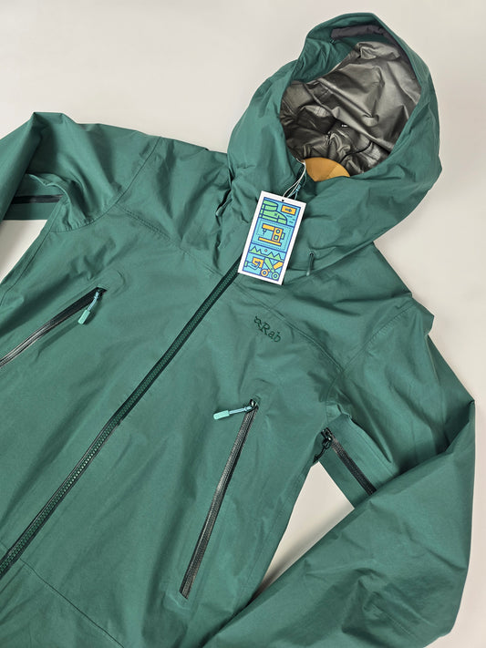 Rab Kangri Paclite Plus Jacket Wmns Eucalyptus Size 10