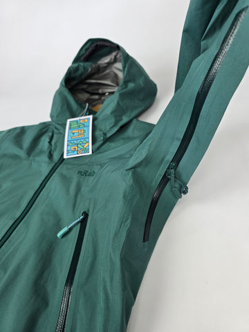 Rab Kangri Paclite Plus Jacket Wmns Eucalyptus Size 10