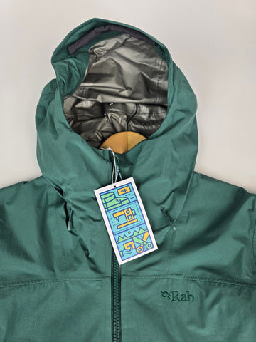 Rab Kangri Paclite Plus Jacket Wmns Eucalyptus Size 10