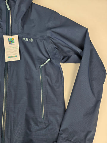 Rab Firewall Light Jacket Wmns Tempest Blue Size 10
