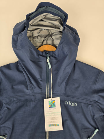 Rab Firewall Light Jacket Wmns Tempest Blue Size 10